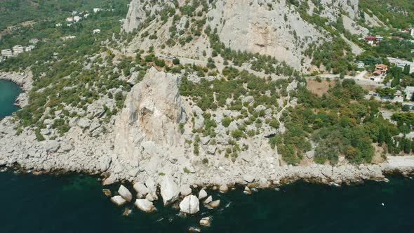 Aerial Fly Around Krylo Lebedya  Swan Wing alt