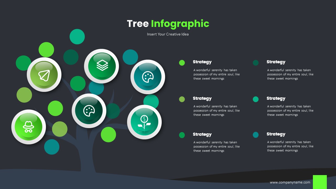 Tree Infographic PowerPoint, Presentation Templates | GraphicRiver
