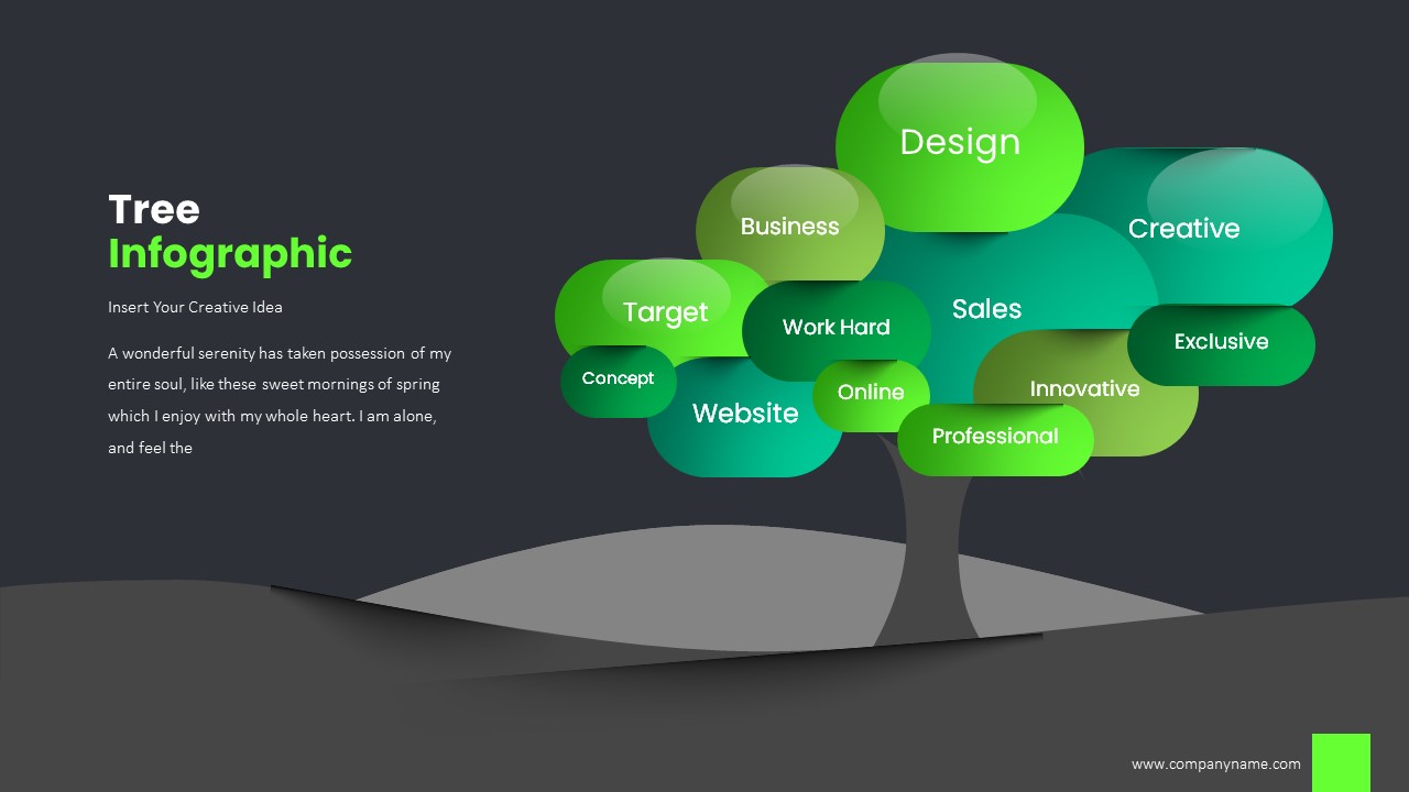 Tree Infographic PowerPoint, Presentation Templates | GraphicRiver