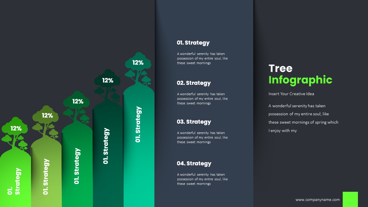 Tree Infographic PowerPoint, Presentation Templates | GraphicRiver