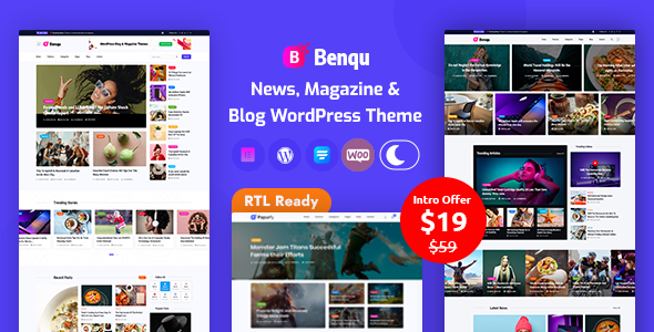 Benqu – News Magazine WordPress Theme