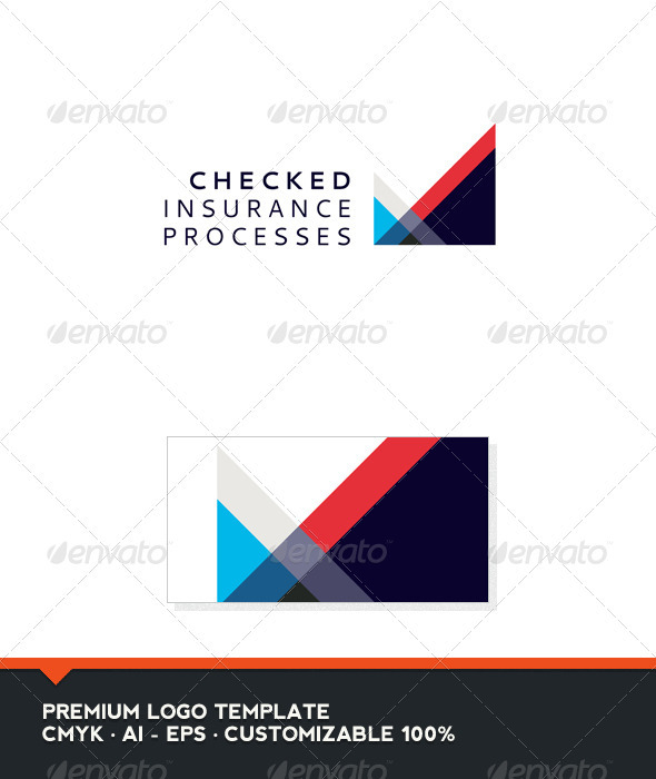 Abstract and Check Logo Template - Abstract Logo Templates