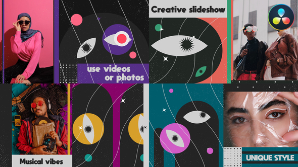 Creative Eyes Slideshow for DaVinci Resolve