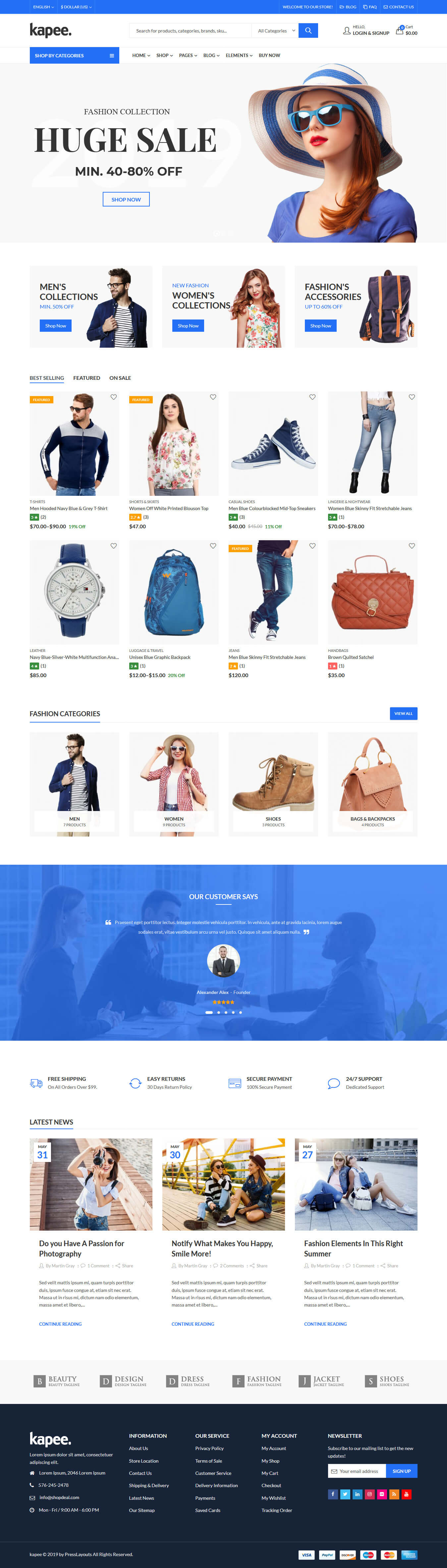 Kapee - Modern Multipurpose WooCommerce Theme by PressLayouts | ThemeForest