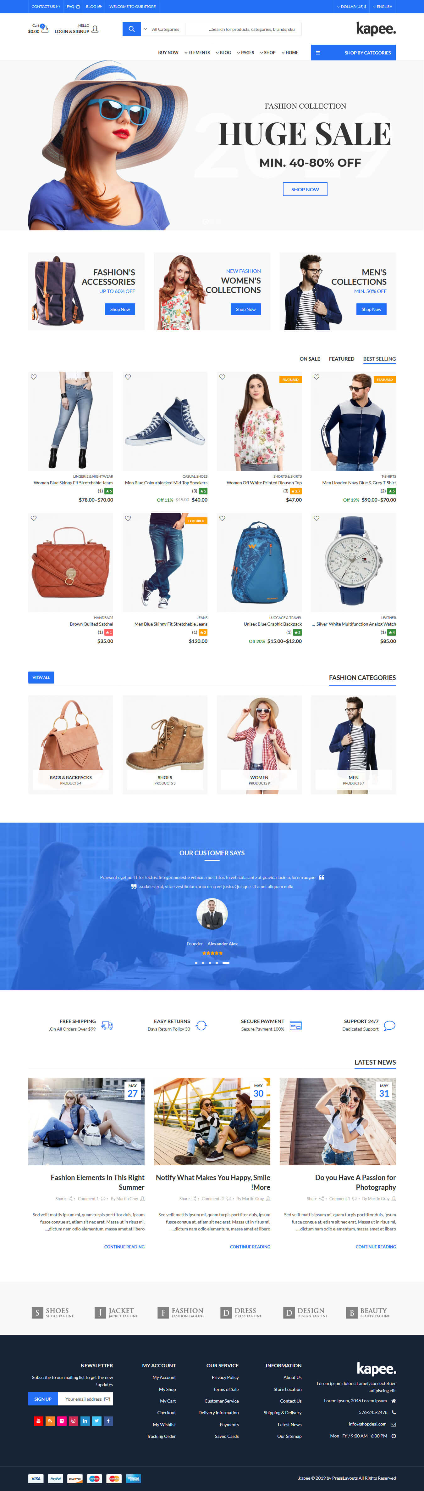 Kapee - Modern Multipurpose WooCommerce Theme by PressLayouts | ThemeForest