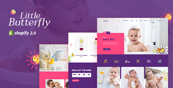 Little Butterfly – Babies Store Shopify Theme