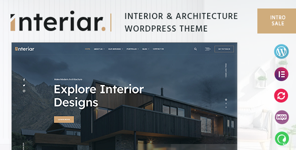 Interiar - Interior & Architectural WordPress Theme