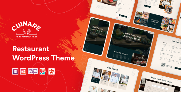 Cuinare – Restaurant WordPress Theme