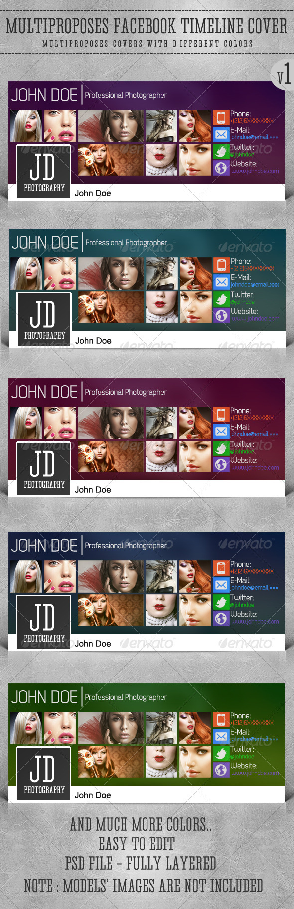 Multiproposes FB Timeline Cover - Facebook Timeline Covers Social Media
