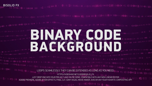 Binary Code Background alt