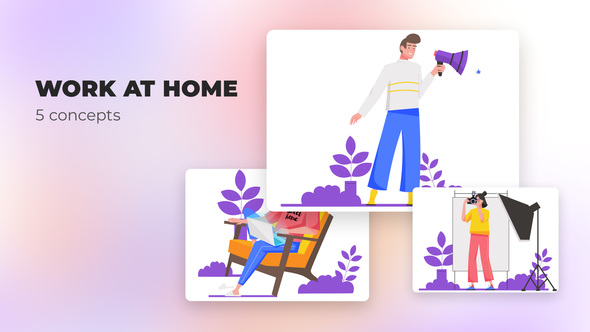 Work at home - Flat concepts