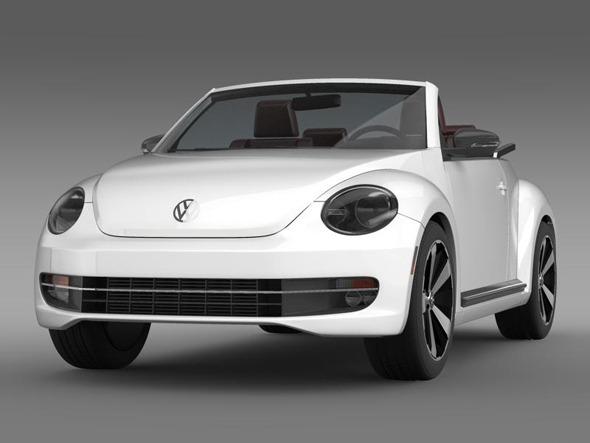 VW Beetle Cabrio - 3Docean 3372789