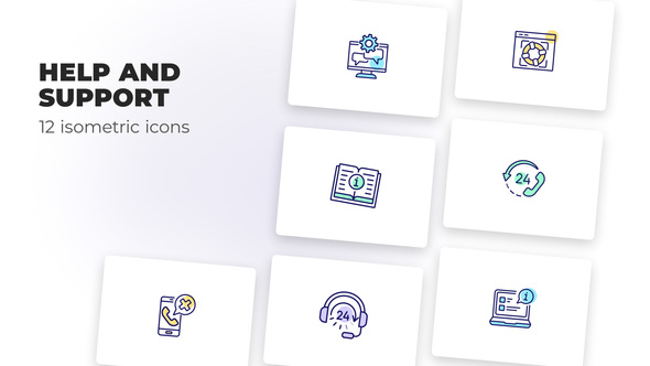 Help and Support - Оutline Icons