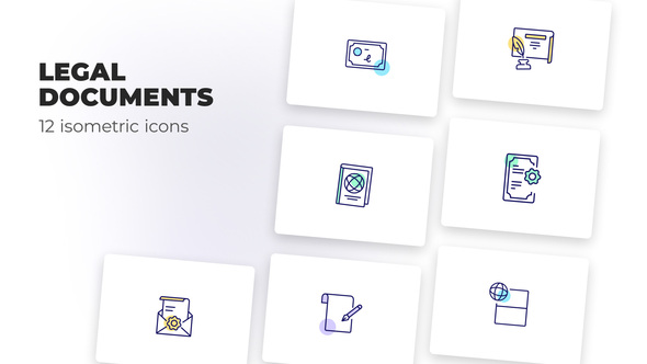 Legal Documents - Оutline Icons