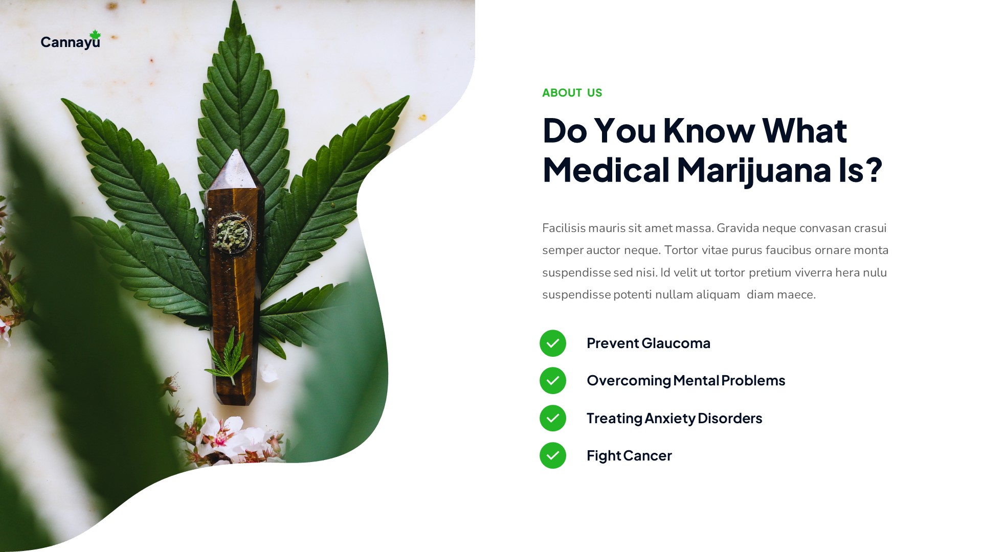 Cannayu - Medical Marijuana & Cannabis PowerPoint Template ...