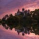 Bran Castle at sunset. The famous Dracula&#39;s castle in Transylvania, Romania - PhotoDune Item for Sale
