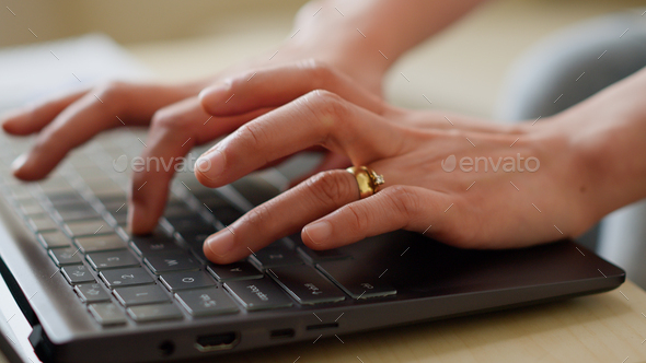 Young girl playing video games on computer after online school Stock Photo  by DC_Studio