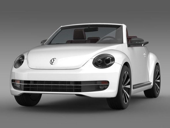 VW Beetle Cabrio - 3Docean 3373828