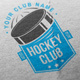 Ice Hockey Club Badges and Labels