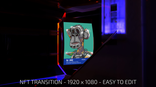 NFT Transition broadcast-packages template preview