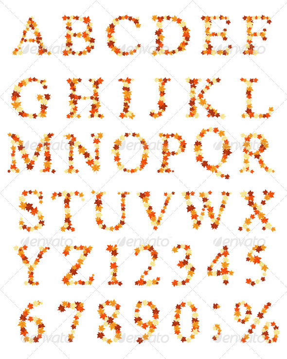 Maple Alphabet - Seasons Nature