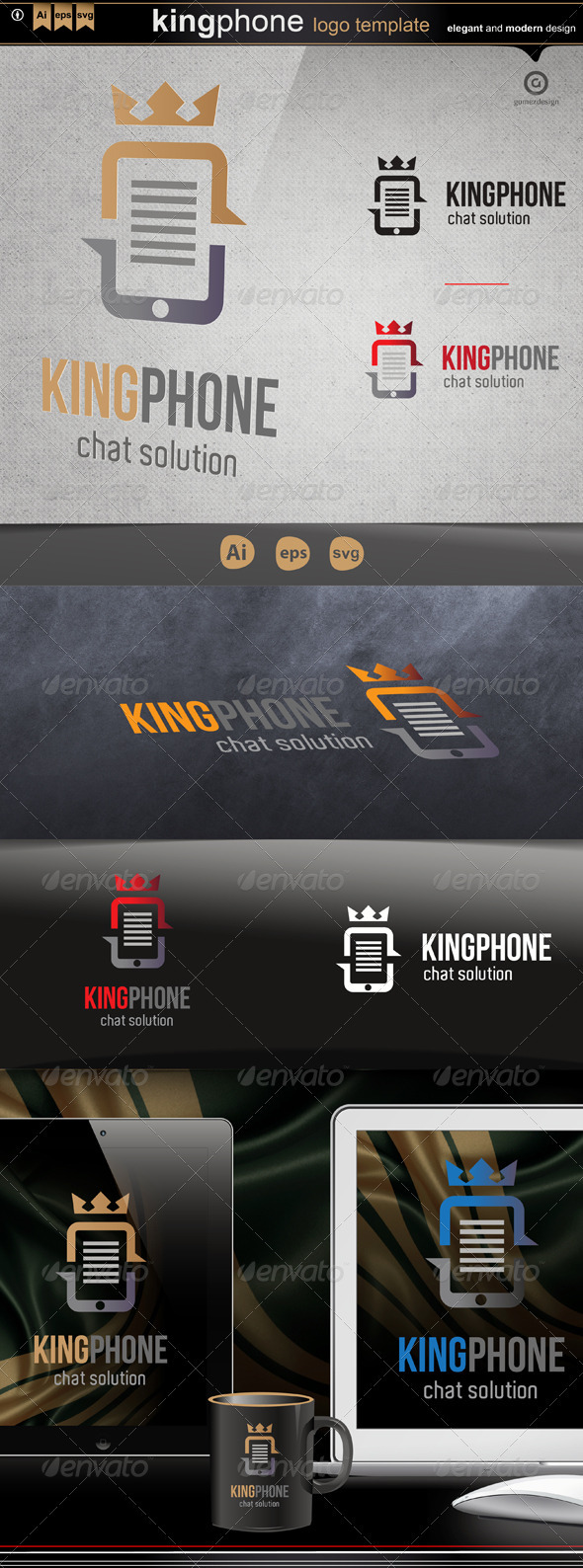 King phone - Logo Templates