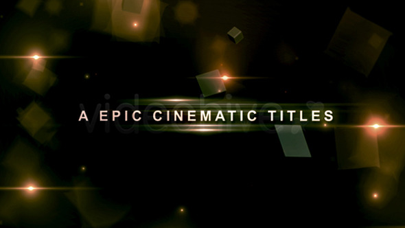 A Epic Cinematic Titles (20 Titles)