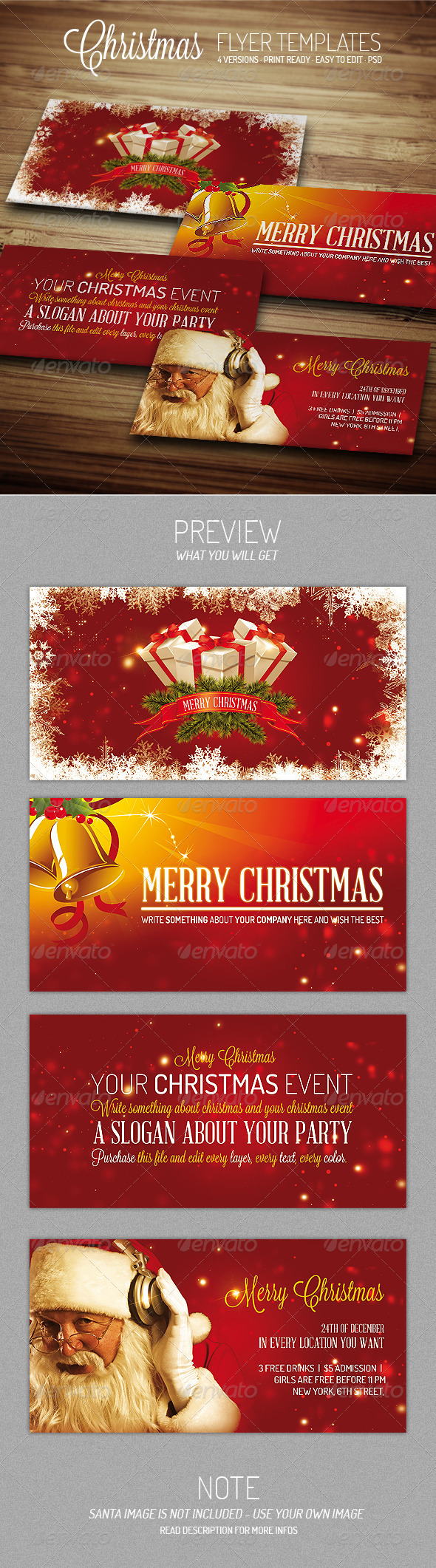 Christmas III - Flyer Template - Clubs & Parties Events
