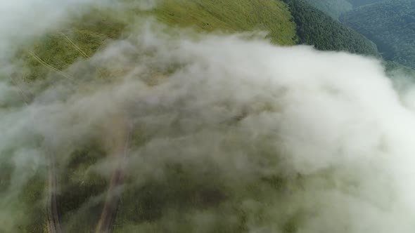 Departure From the Fog Over Mount Gemba