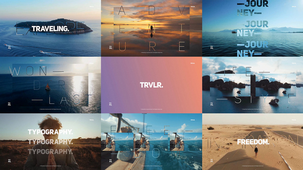 Stomp Travel Commercial Promo / Dynamic Typography Opener / Montage Reel / Adventure Slideshow