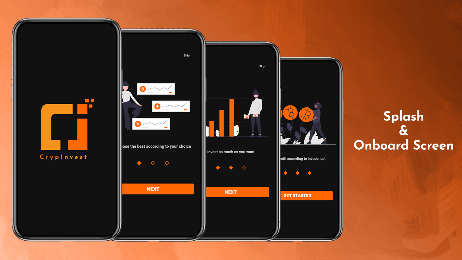 CrypInvest - Cryptocurrency Investment Platform Flutter App UI Kit by  AppDevsX