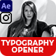 Typography Opener Instagram  Post 1080x1080