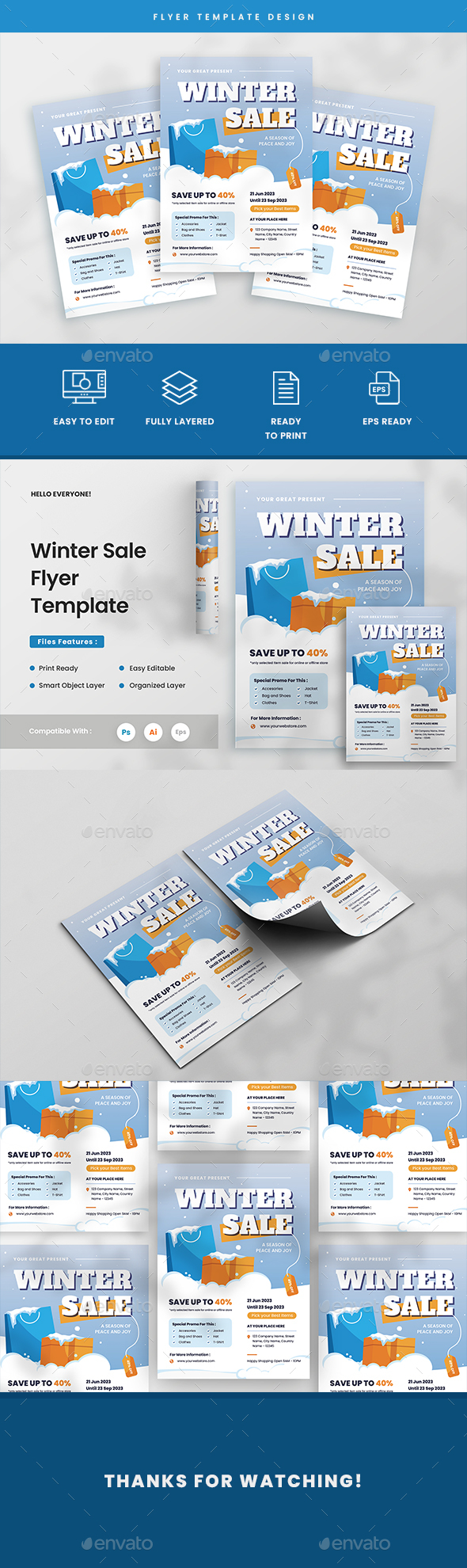Flyer - Winter Sale Promotion