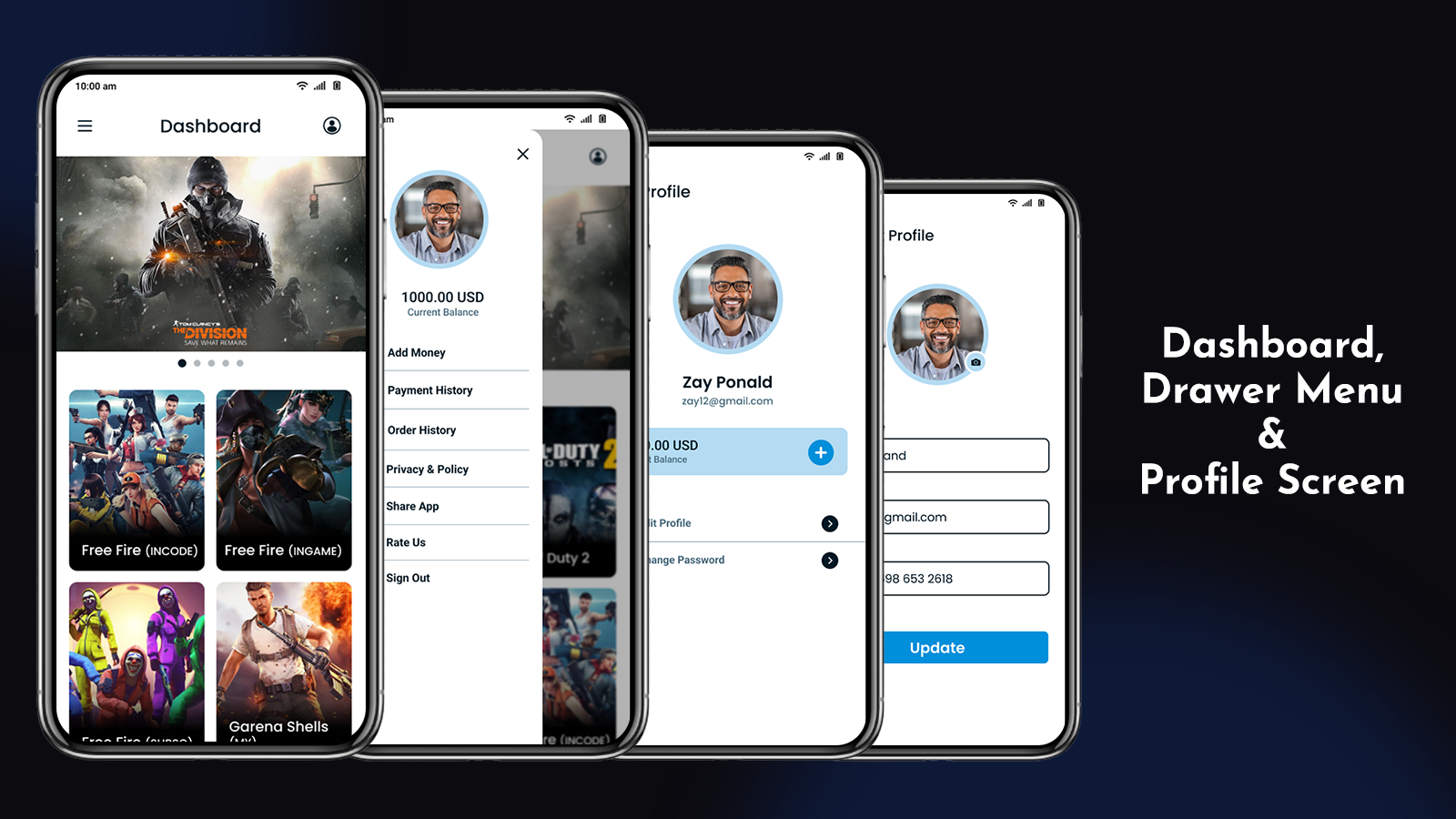 Online Game Diamond Top UP and Gift Card Business Platform