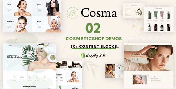 Cosma - Beauty Cosmetics Shopify Theme