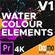 Water Colour Elements V1 Premiere Pro - VideoHive Item for Sale