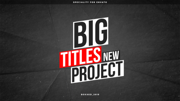 Big Titles - Premiere Pro