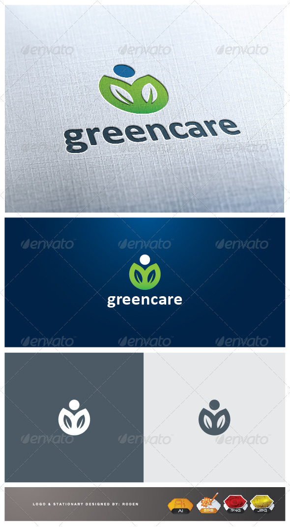 Green care logo - Logo Templates
