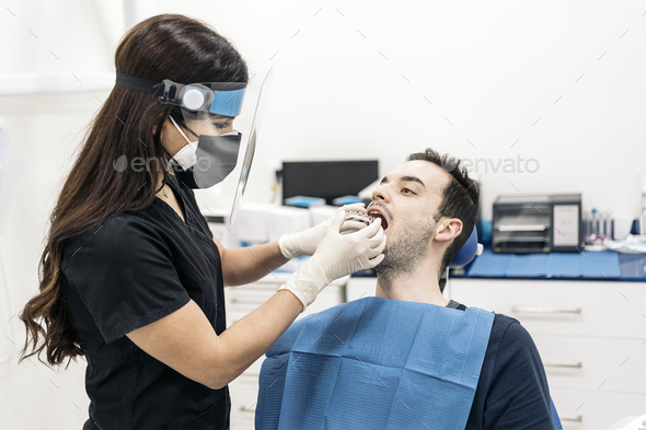 Young Man in the Dentist