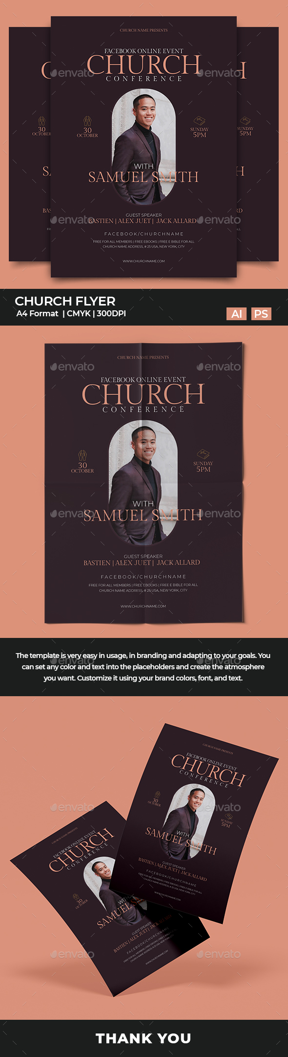 Luxury Church Flyer Template