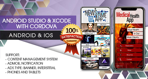 Android Studio & Xcode Apps With Cordova - Android & iOS