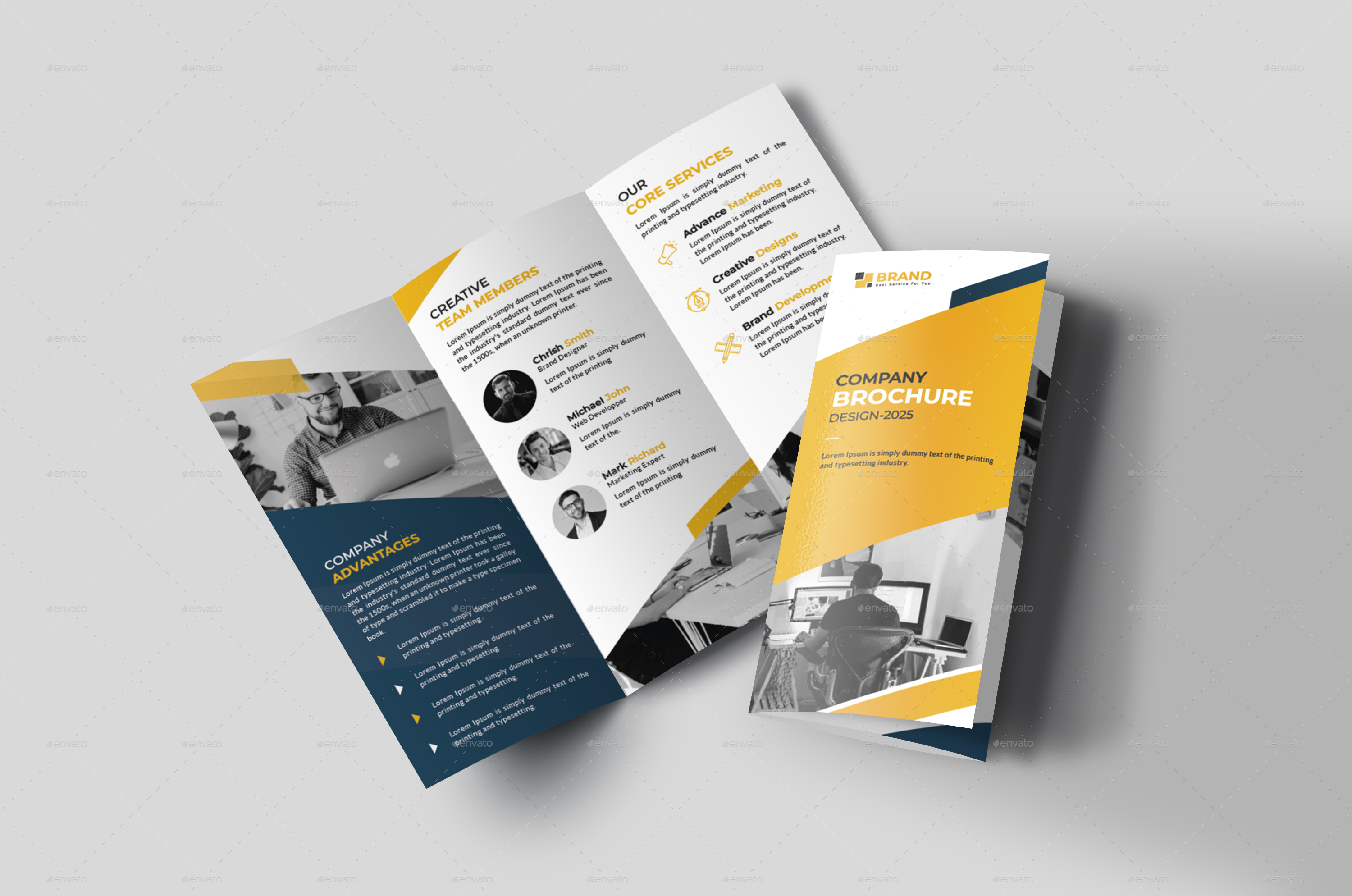 Corporate Business Trifold Brochure, Print Templates | GraphicRiver