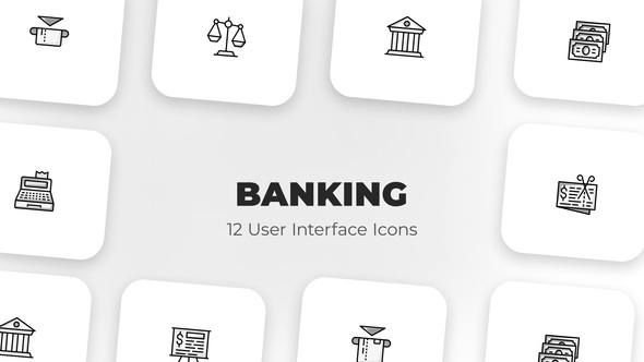 Banking  - User Interface Icons