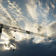 The profile of a construction crane at sunset - PhotoDune Item for Sale