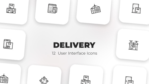 Delivery - User Interface Icons