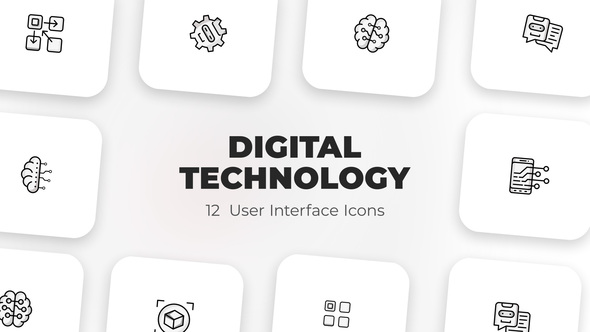 Digital technology - User Interface Icons