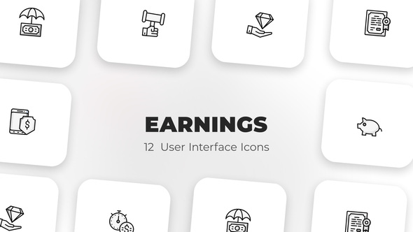 Earnings - User Interface Icons