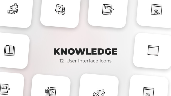 Knowledge - User Interface Icons