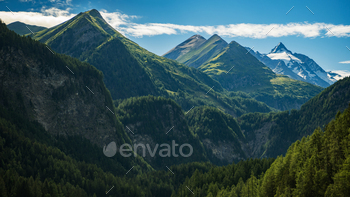 Grossglockner Austria High Alpine Scenic Landscape