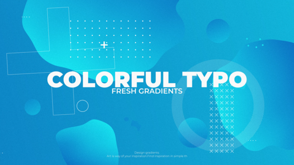 Color Gradient Typo